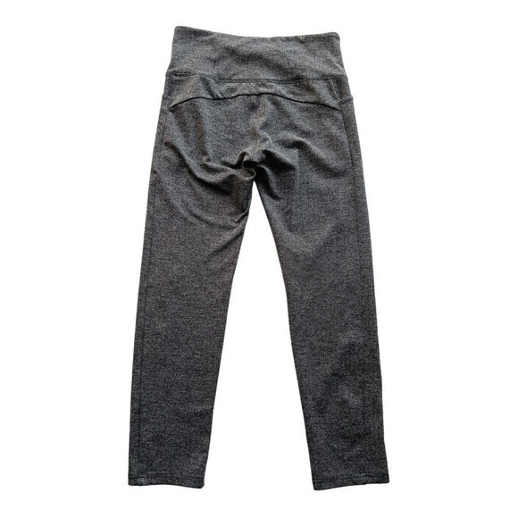 Athleta Black & Grey Chevron Mini Print Pants Size Small - Picture 3 of 6